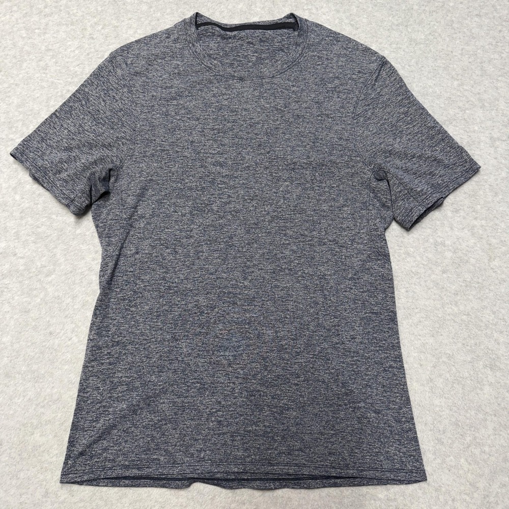 Lululemon Shirt Mens Small Gray Short Sleeve Athletic Performance Tee Stretch